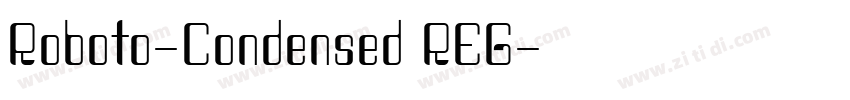 Roboto-Condensed REG字体转换